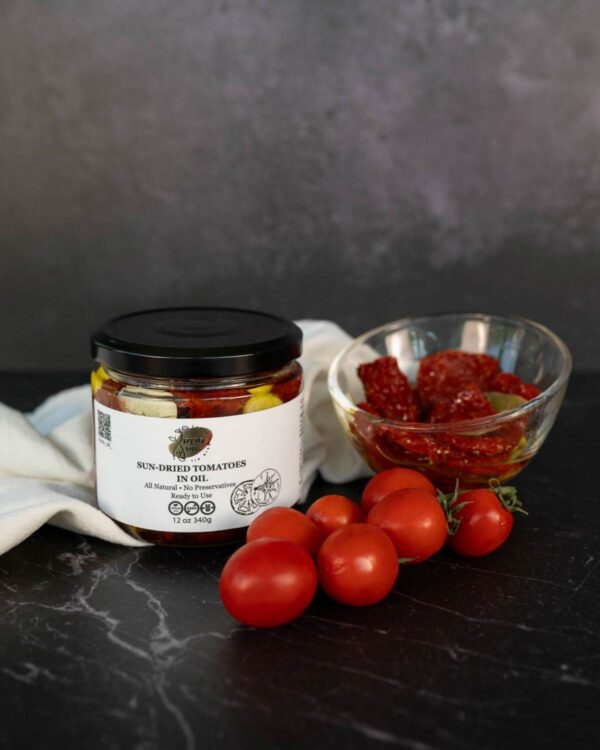 Sun-Dried Tomatoes in Cold-Pressed Oil